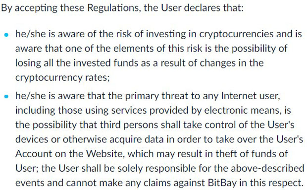bitbay.net пайдаланушы келісімі