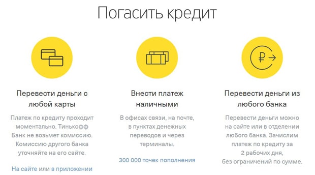 tinkoff.ru автокөлік несиесін төлеу