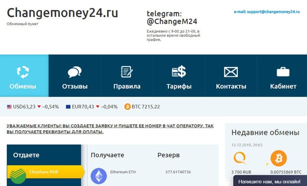 ChangeMoney24 ажырасу ма? Пікірлер