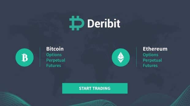 Биржадағы сауда deribit.com