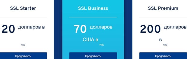 IONOS SSL сертификаттары