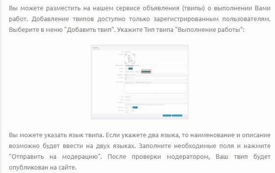 Infotwip сайтындағы табыс