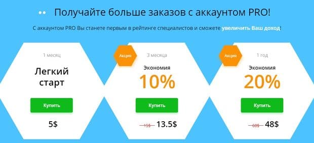 pchel.net PRO есептік жазбасын сатып алуға жеңілдік