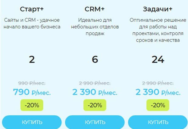 Bitrix24 тарифтер