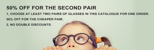 glasseslit.com екінші тауарға жеңілдік
