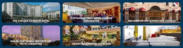 millenniumhotels.com қонақүйлерді брондау