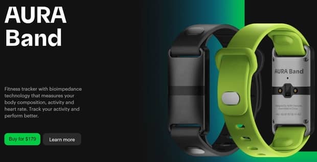 auradevices.io AURA Band фитнес білезігі