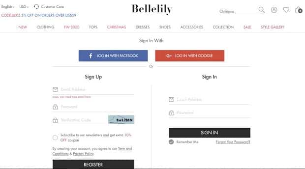 bellelily.com тіркелу