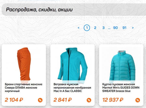 Sportmarket su сатылымы