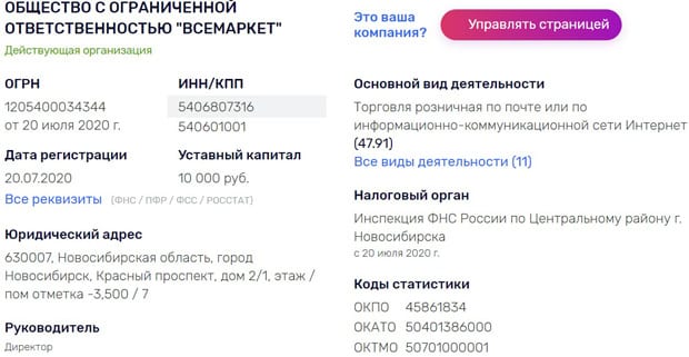 vsemayki.ru деректемелер