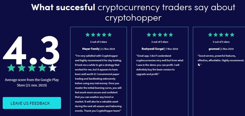 Cryptohopper шолулары