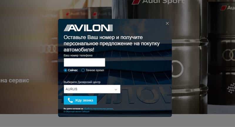 avilon.ru жеке ұсыныс