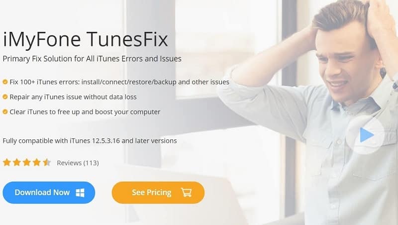 imyfone.com TunesFix жүктеп алыңыз