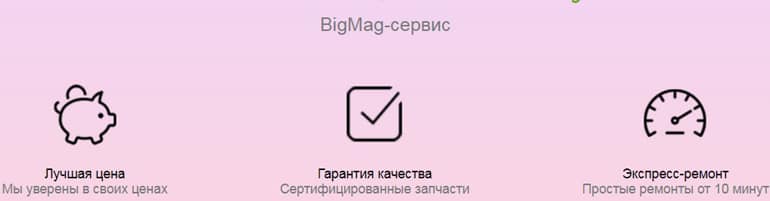bigmag.ua сервистік қызмет көрсету
