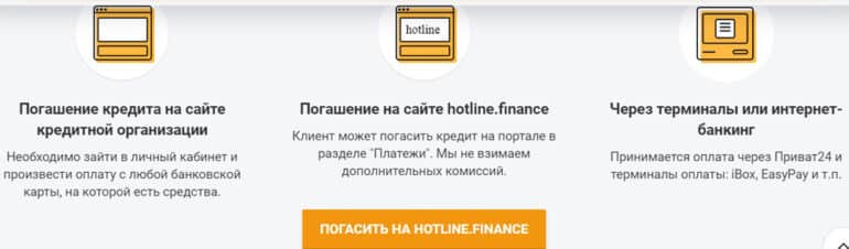 Hotline.Қаржы несиені өтеу