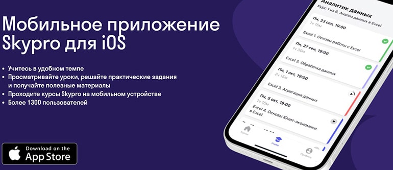 Skypro мобильді қосымшасы