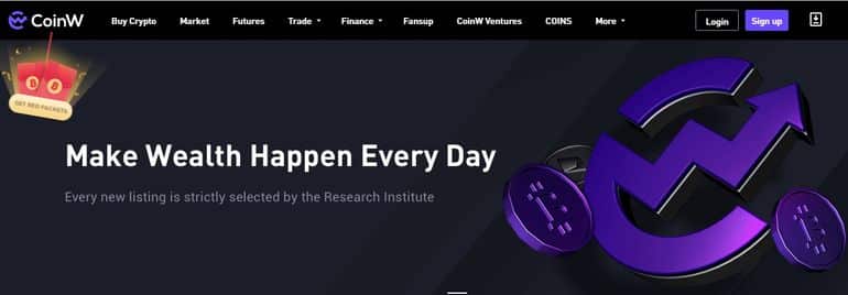 CoinW тіркеу