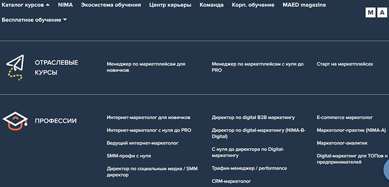 maed.ru курсы академии