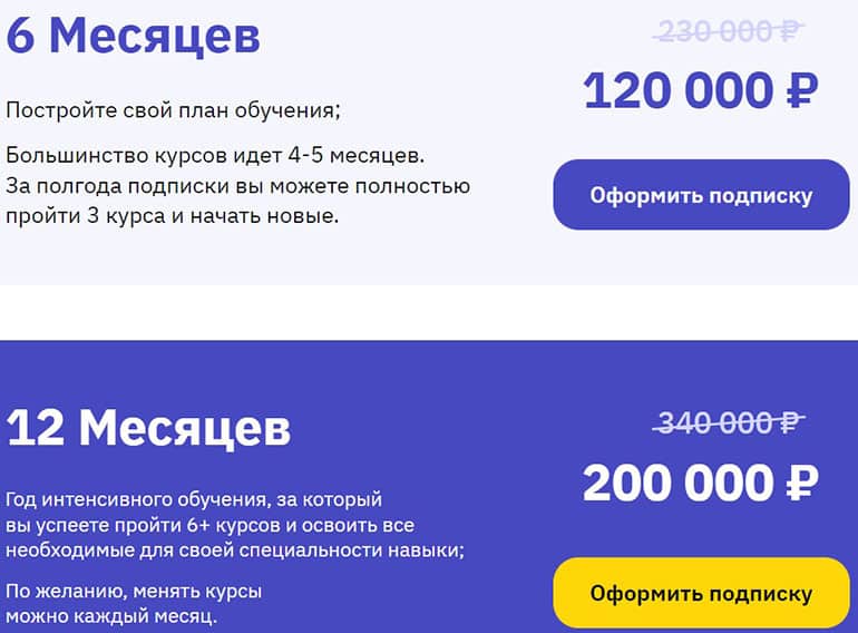 otus.ru подписка