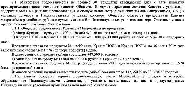 creditplus.ru қарыз бойынша пайыздар