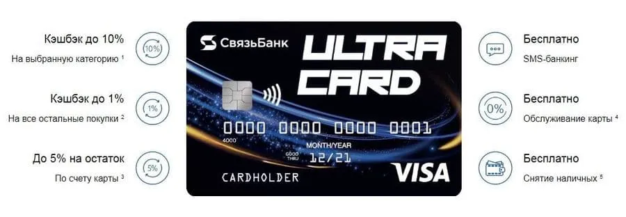 Ultracard картасы Байланысбанктің артықшылықтары