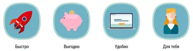 ezaimo.ru қызметтің артықшылықтары