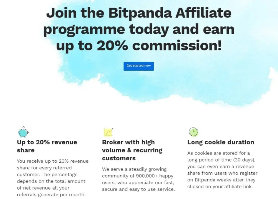 bitpanda.com Серіктестік бағдарламасы