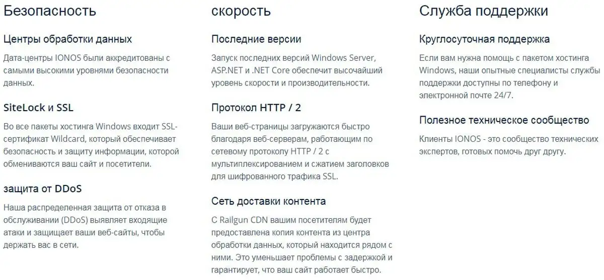 ИОНОС ASP. NET-хостинг