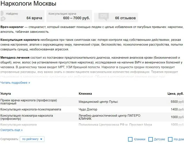 meds.ru наркологқа жазылу