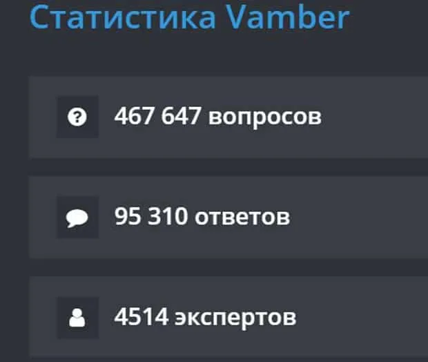 vamber.ru Пікірлер клиентов