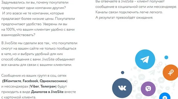 jivochat.ru байланыс арналары