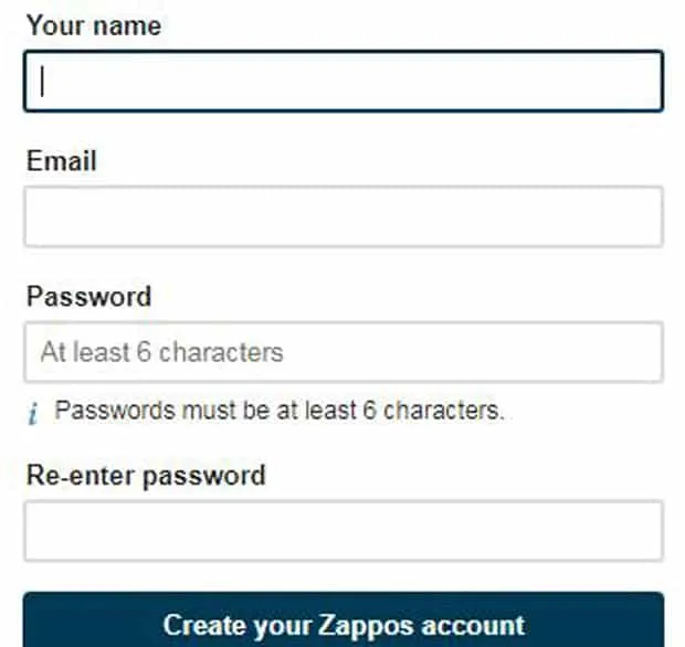 Zappos тіркеу