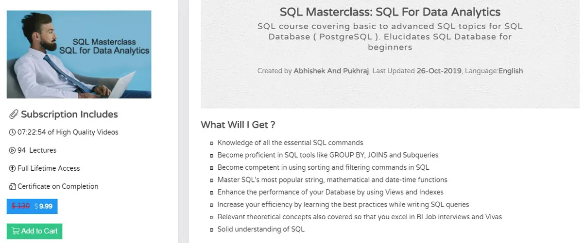 Tutorials Point SQL-ге кіріспе