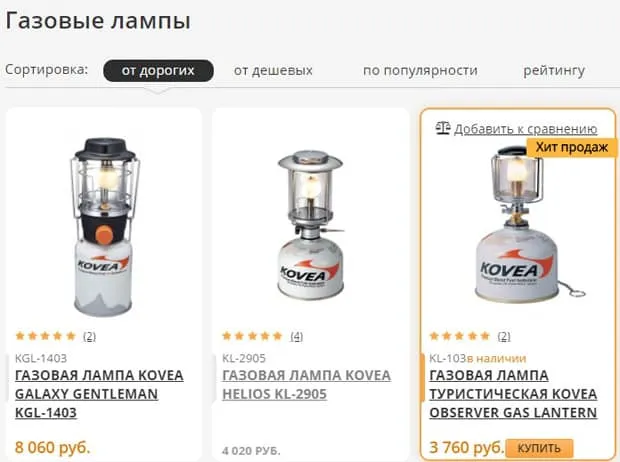 ковея.ру газ шамдары
