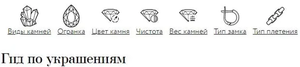 miuz.ru зергерлік бұйымдарға арналған нұсқаулық