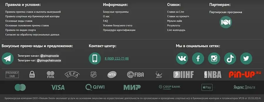Платформа pin-up.ru