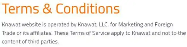 knawat.com пайдаланушы келісімі
